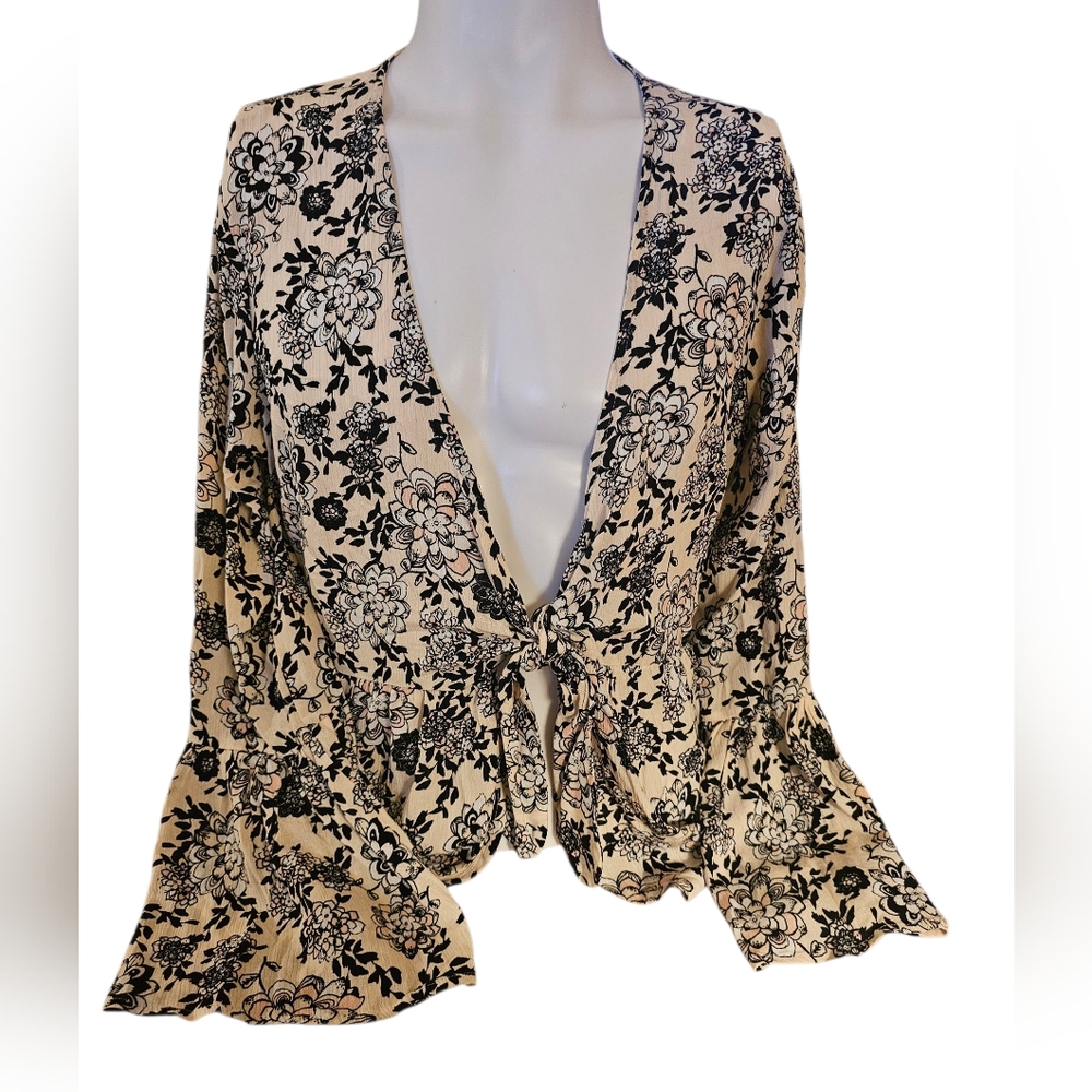 Hannah Poplin Blouse Size Large